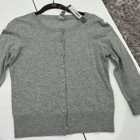 Jcp gray cardigan size PS NWT - Picture 2 of 7